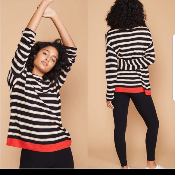 Lou & Grey Sweaters - Lou & Grey striped long sleeve sweater! NWOT sz L